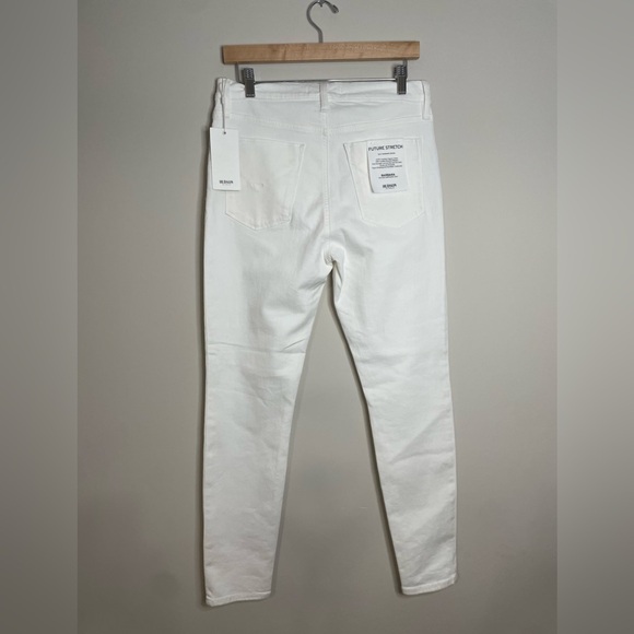 Hudson Barbara High Waist Super Skinny Ankle White Jeans NWT - Picture 10 of 16
